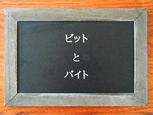 ビットとバイトの違いとは？違いを解説