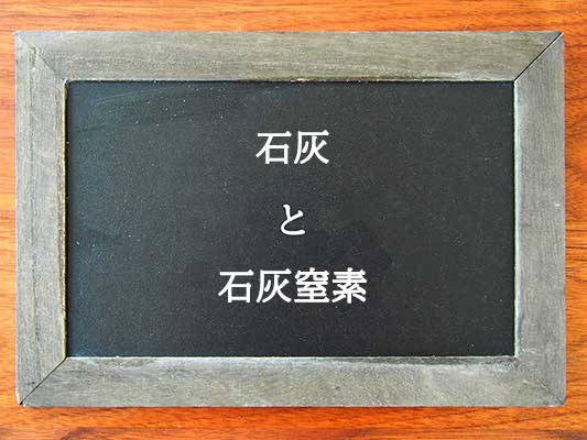 石灰と石灰窒素の違いとは？違いを解説