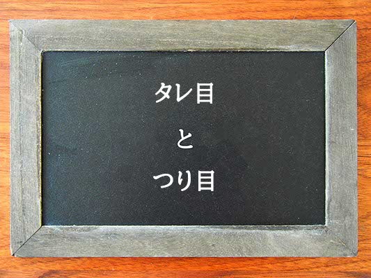 タレ目とつり目の違いとは？違いを解説