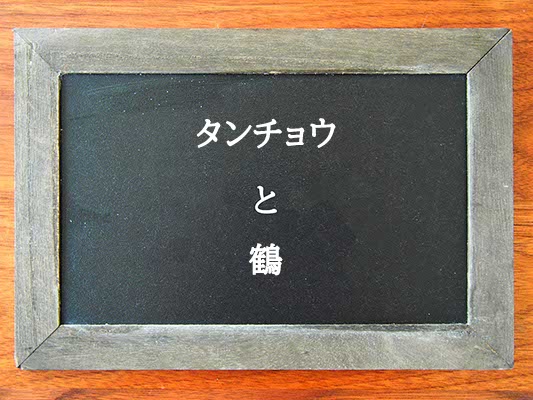 タンチョウと鶴の違いとは？違いを解説